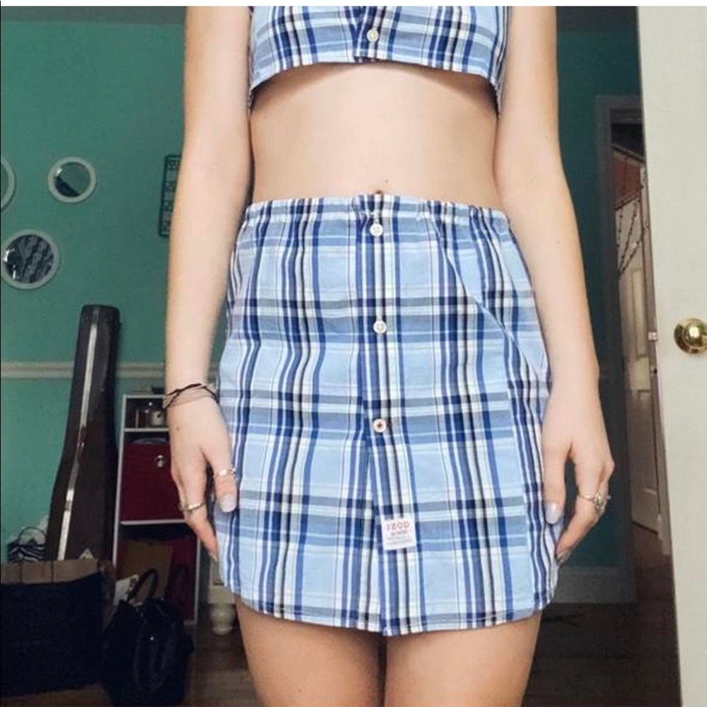 PLAID SKIRT